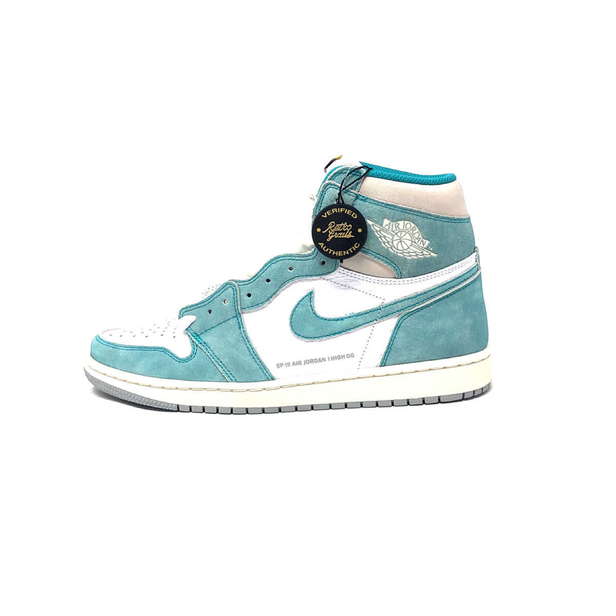 retro high turbo green jordan 1's