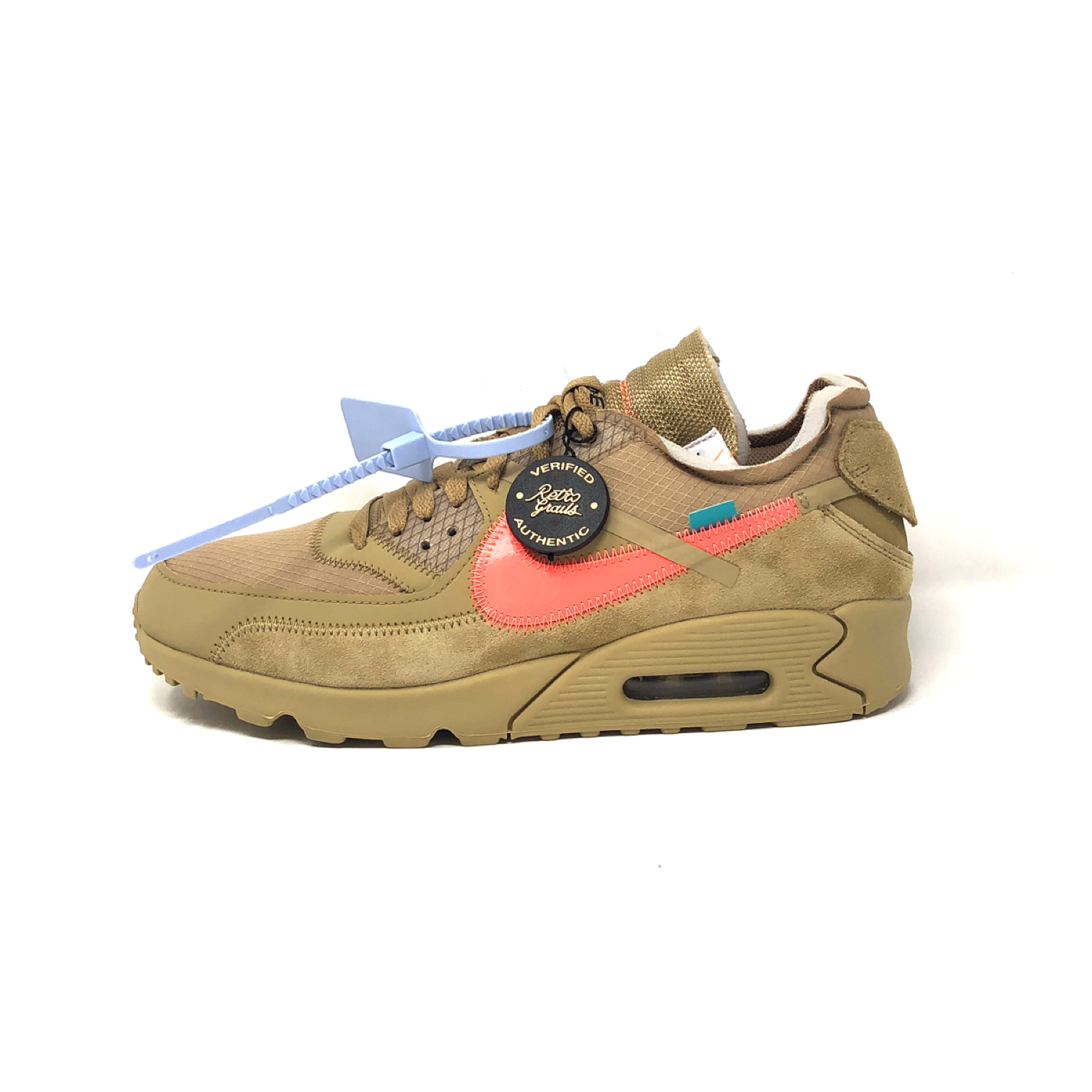 nike off white air max 90 desert ore
