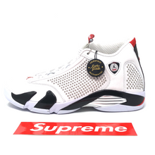 Load image into Gallery viewer, Jordan 14 Retro Supreme White