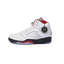 Load image into Gallery viewer, Jordan 5 Retro Fire Red Silver Tongue (2020)