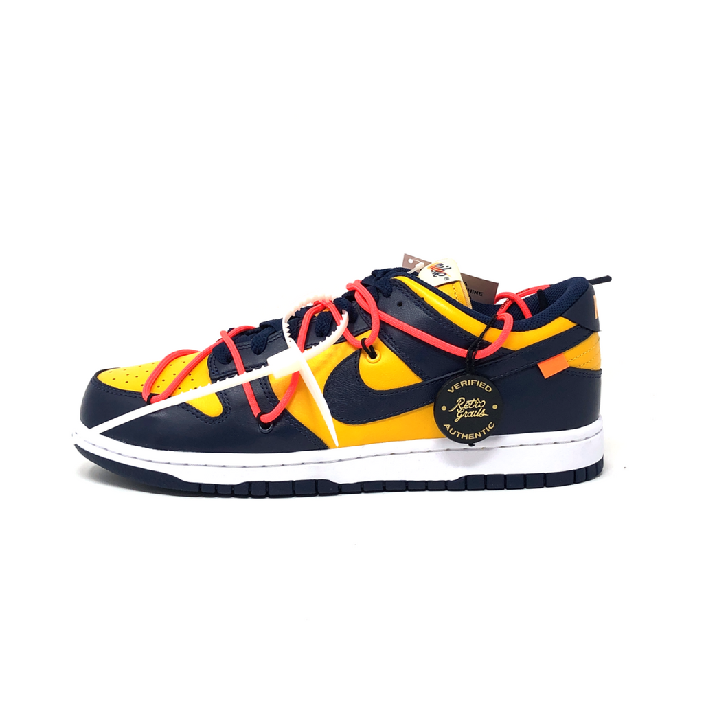 Nike Dunk Low Off-White University Gold Midnight Navy